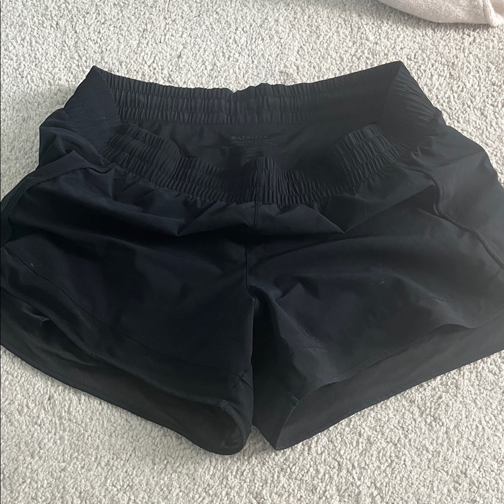 Athleta Black Women's Athletic Running Shorts
